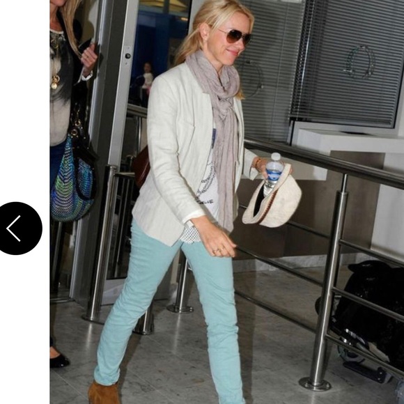 J BRAND 811 Capri Cropped Skinny Jeans Aqua Sz 28 - Picture 10 of 10